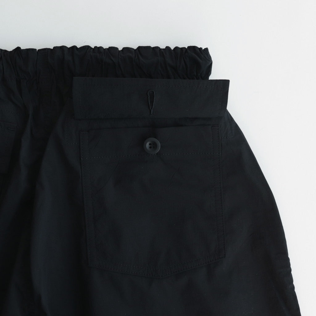 Nylon typewriter pants #BLACK [HM-P008-051]