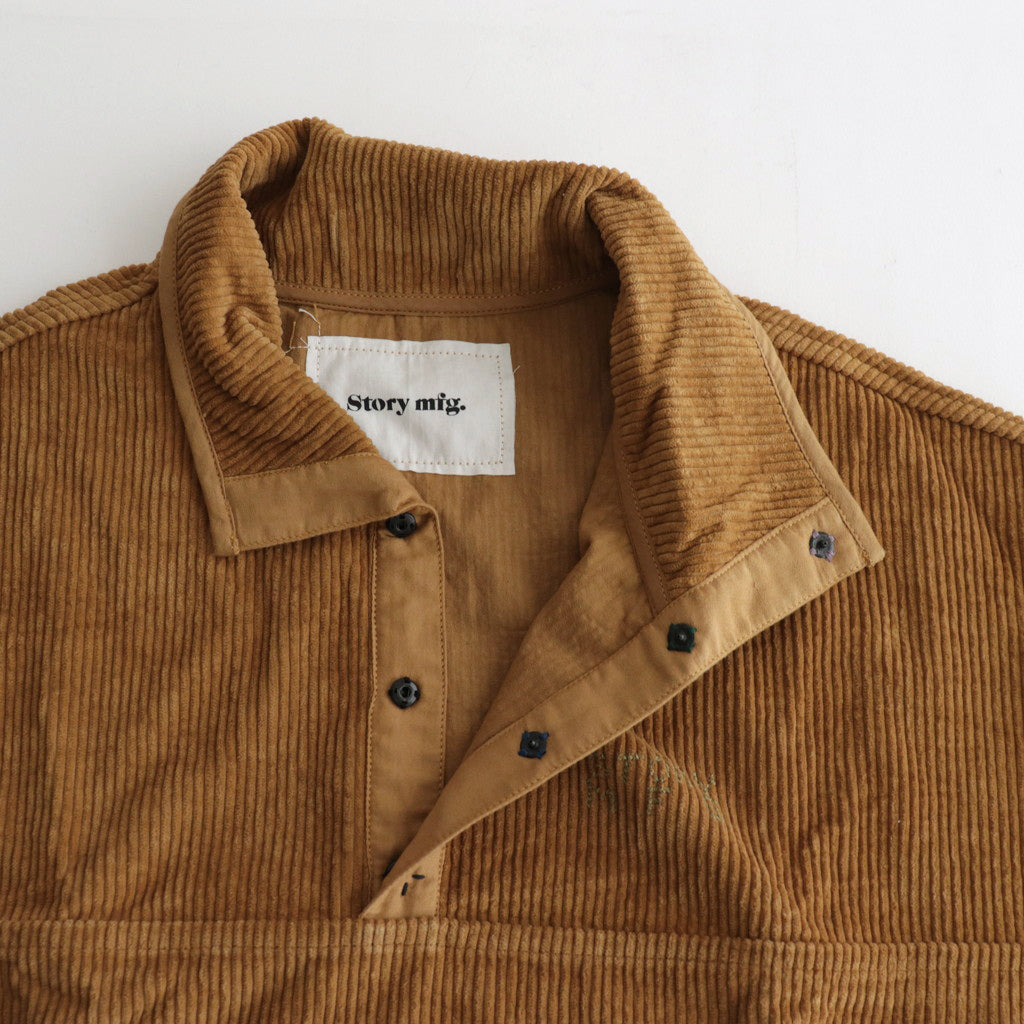 POLITE PULLOVER #OCHRE [SAW23TPPOLCORMYB]