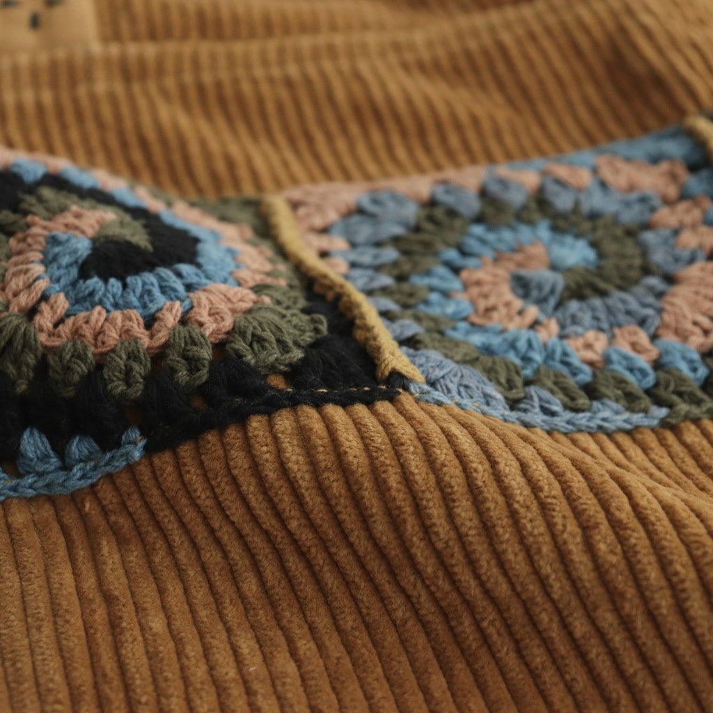 POLITE PULLOVER #OCHRE [SAW23TPPOLCORMYB]