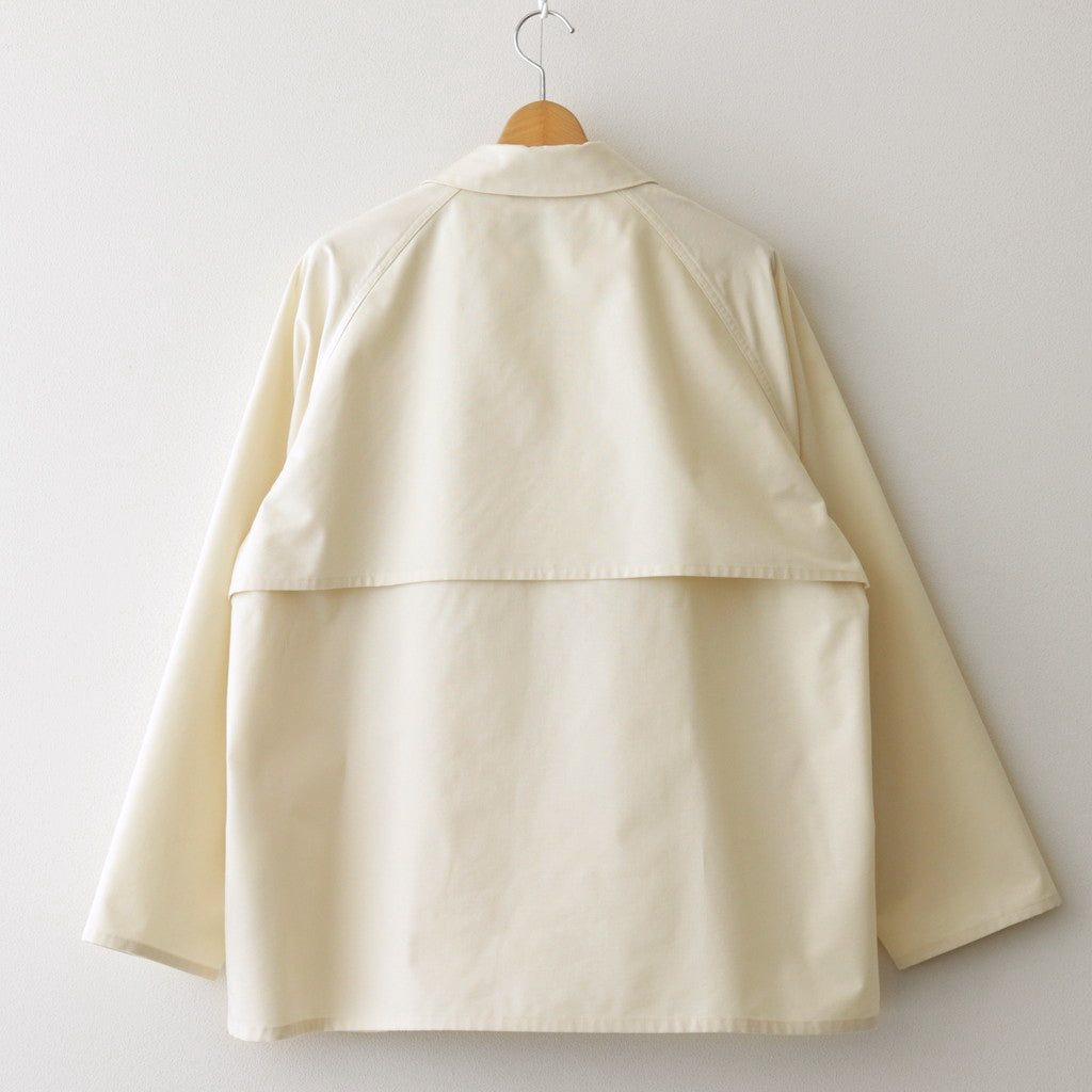 ZIP COAT SHORT #natural white [13551]