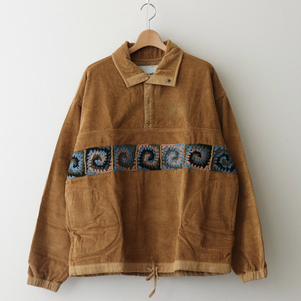 POLITE PULLOVER #OCHRE [SAW23TPPOLCORMYB]