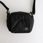 Nylon twill PORTER shoulder bag #BLACK [HM-K201-051]