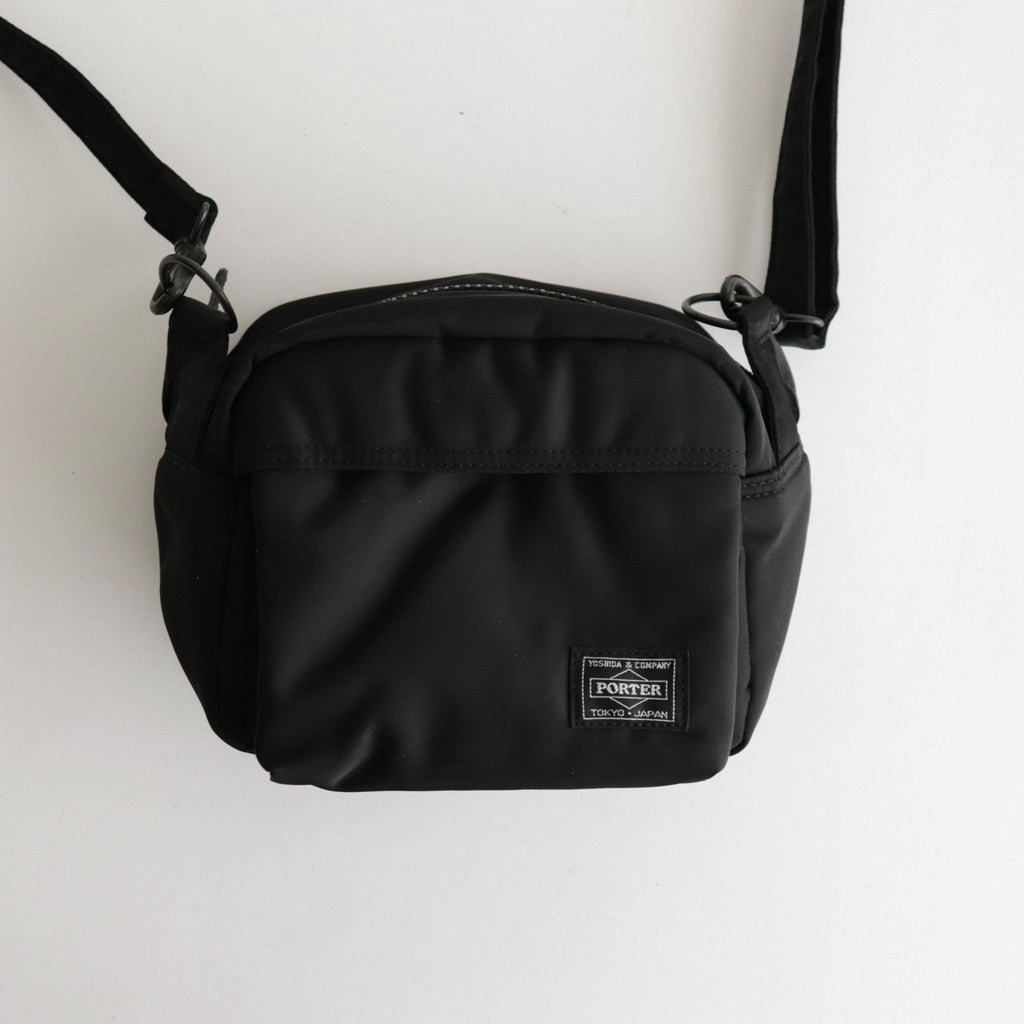 Nylon twill PORTER shoulder bag #BLACK [HM-K201-051]
