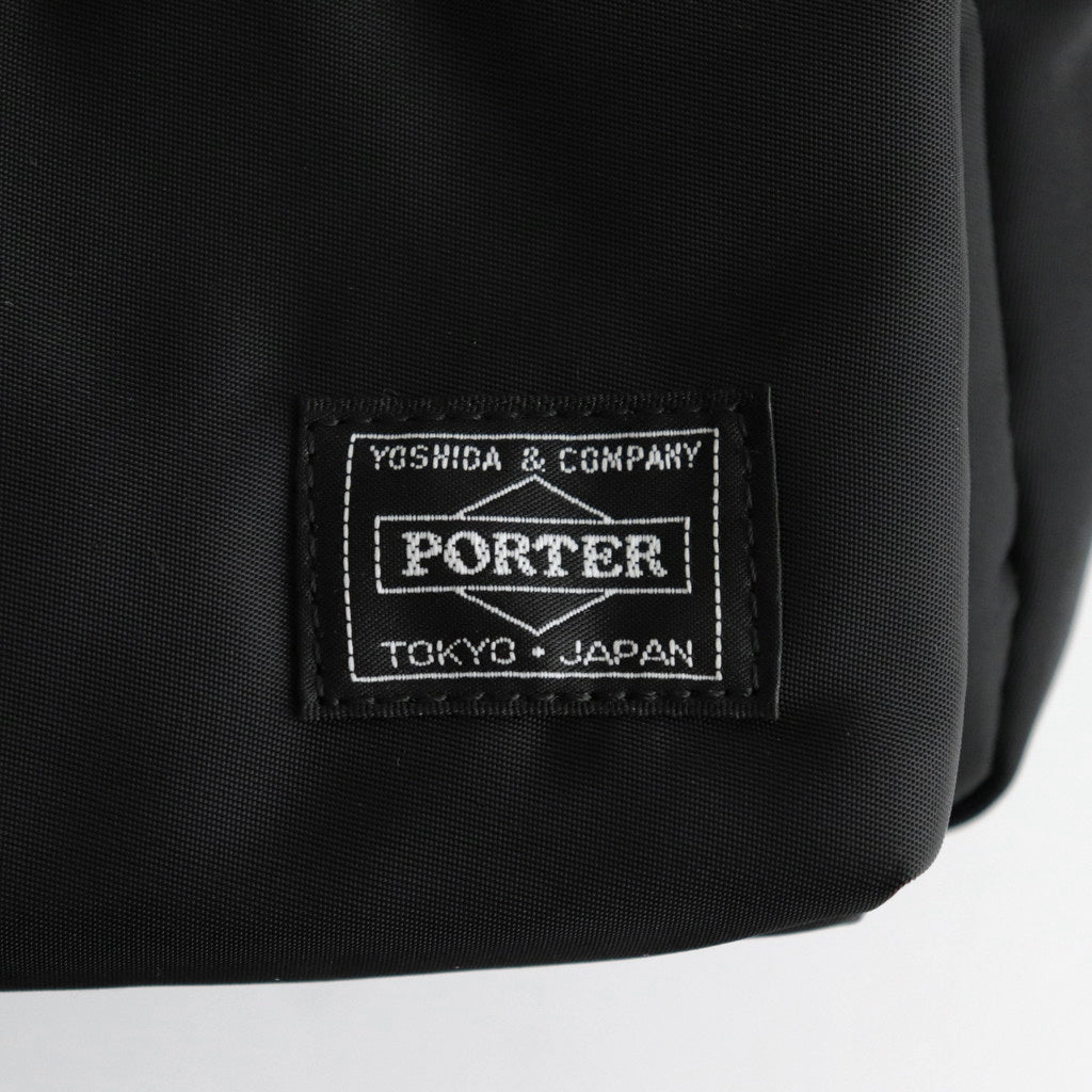 Nylon twill PORTER shoulder bag #BLACK [HM-K201-051]