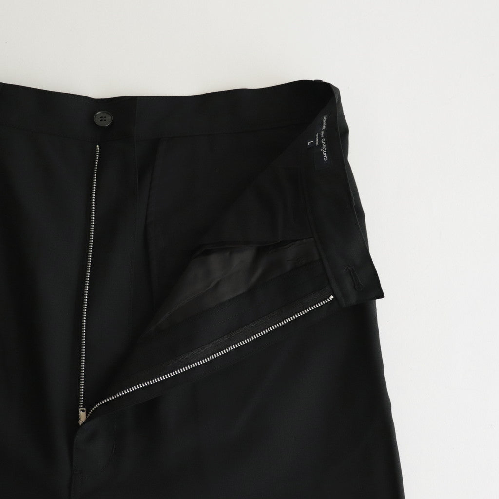 Wool Toro Straight Pants #BLACK [HM-P102-051]