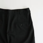 Wool Toro Straight Pants #BLACK [HM-P102-051]