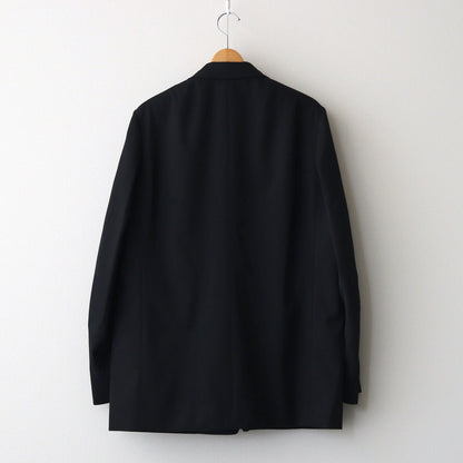 LIGHT WOOL MAX GABARDINE JACKET #TOP BLACK [A24AJ01MG]