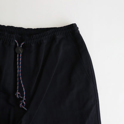 Cotton linen twill easy pants #NAVY [HM-P005-051]