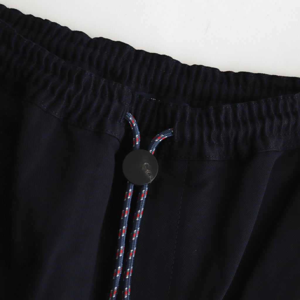 Cotton linen twill easy pants #NAVY [HM-P005-051]