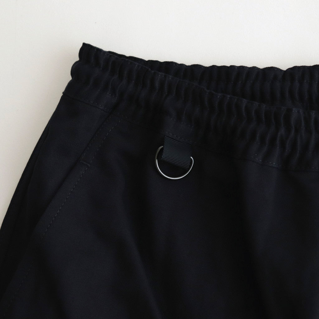 Cotton linen twill easy pants #NAVY [HM-P005-051]