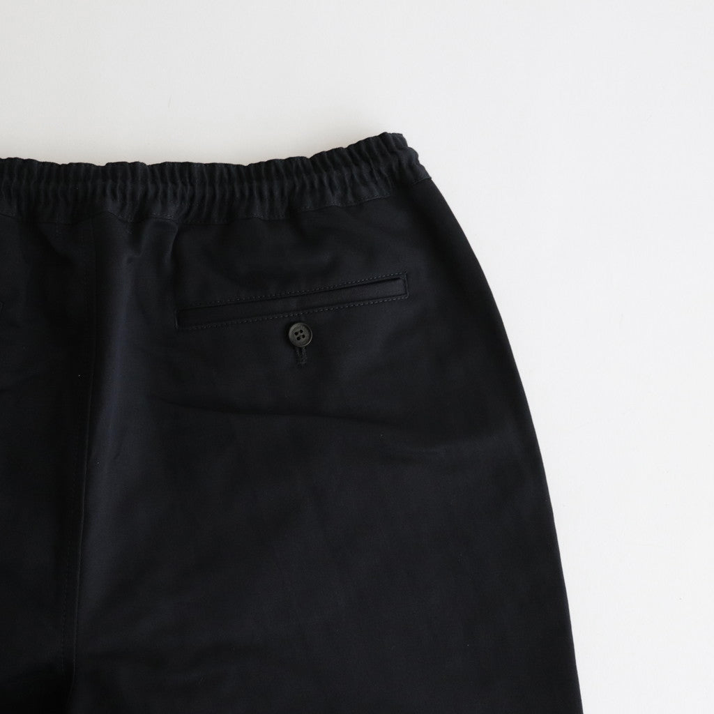 Cotton linen twill easy pants #NAVY [HM-P005-051]