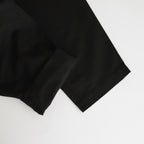 Cotton linen twill easy pants #BLACK [HM-P005-051]