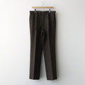 LAMA SHETLAND WOOL TWEED SLACKS #BROWN TWEED [A24AP04LS]