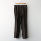 LAMA SHETLAND WOOL TWEED SLACKS #BROWN TWEED [A24AP04LS]