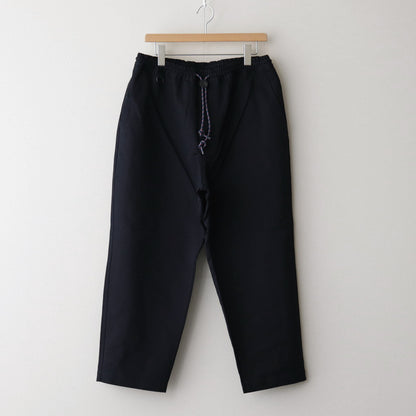 Cotton linen twill easy pants #NAVY [HM-P005-051]