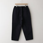 Cotton linen twill easy pants #BLACK [HM-P005-051]