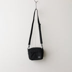 Nylon twill PORTER shoulder bag #BLACK [HM-K201-051]