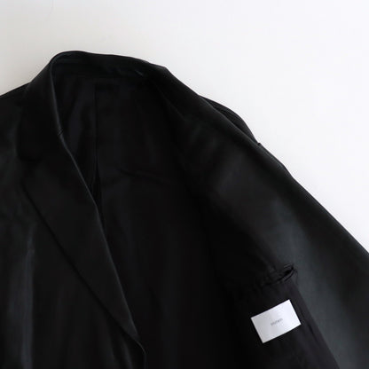 LEATHER DOUBLE BRESTED JACKET #BLACK [ST.920]