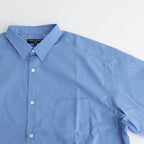 Cotton broadcloth L/S shirt #SAX [HM-B102-051]