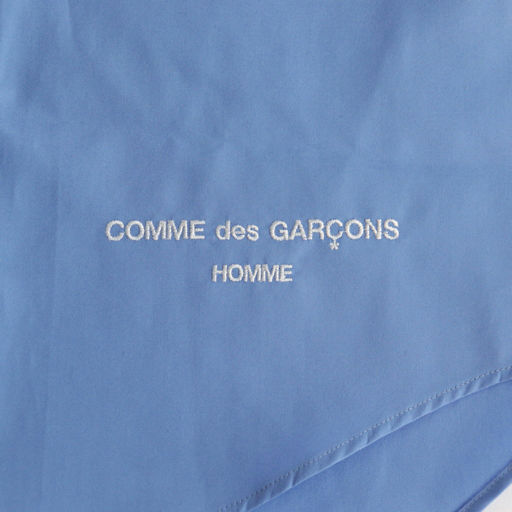 Cotton broadcloth L/S shirt #SAX [HM-B102-051]