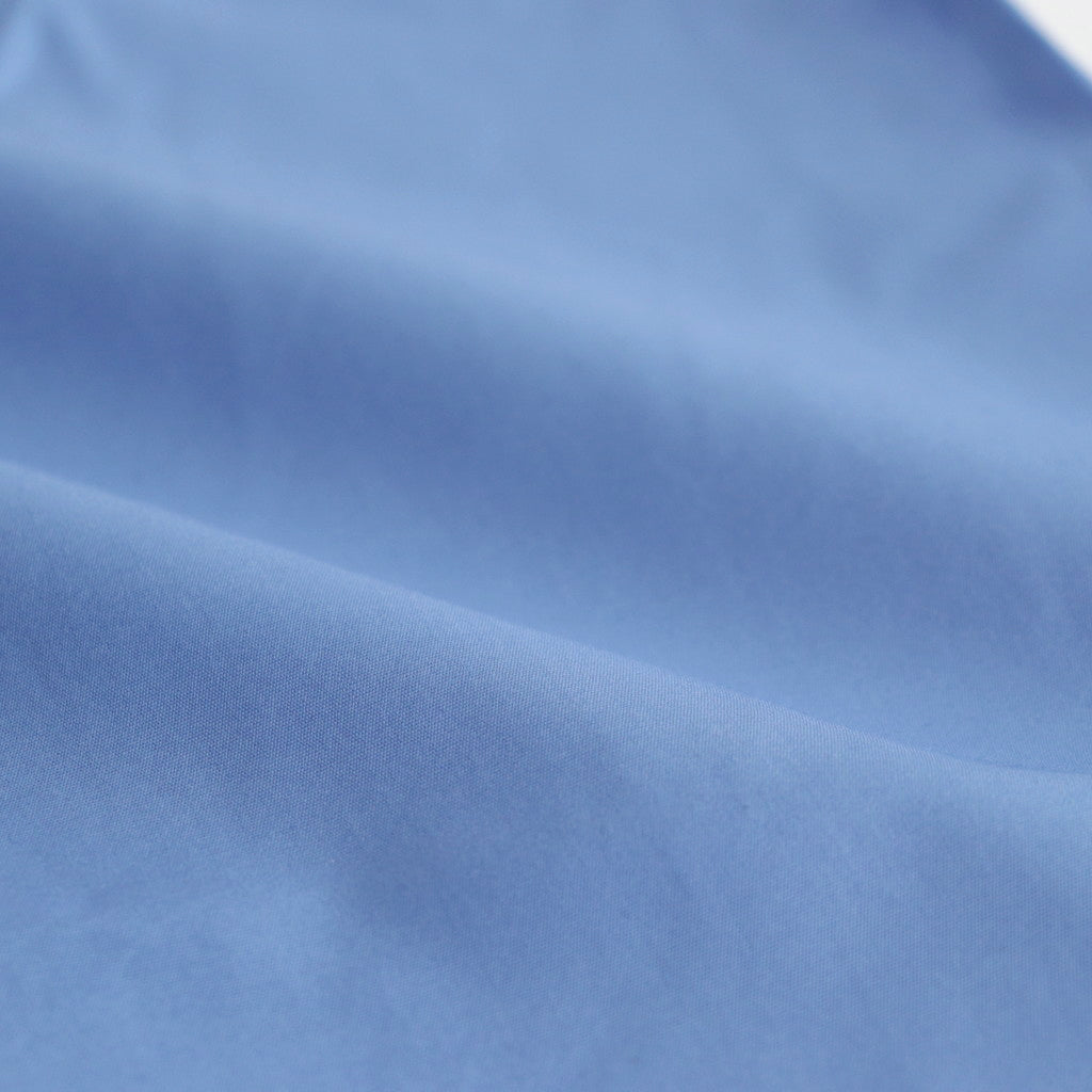 Cotton broadcloth L/S shirt #SAX [HM-B102-051]