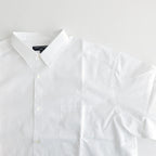 Cotton broadcloth L/S shirt #WHITE [HM-B102-051]