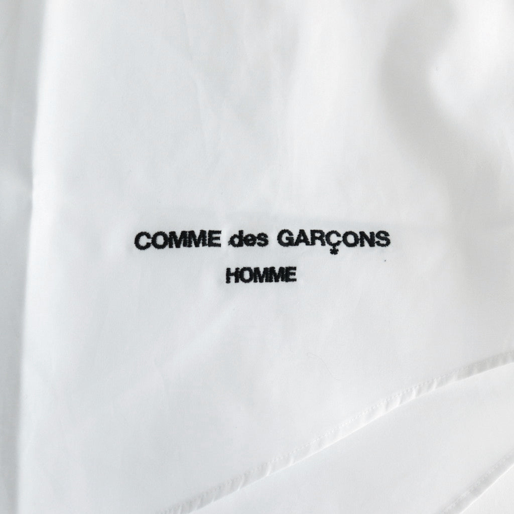 Cotton broadcloth L/S shirt #WHITE [HM-B102-051]