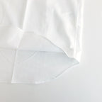 Cotton broadcloth L/S shirt #WHITE [HM-B102-051]