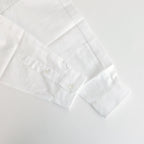 Cotton broadcloth L/S shirt #WHITE [HM-B102-051]