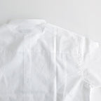 Cotton broadcloth L/S shirt #WHITE [HM-B102-051]