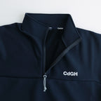 Ester fleece half zip pullover #NAVY [HM-T008-051]