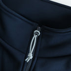 Ester fleece half zip pullover #NAVY [HM-T008-051]