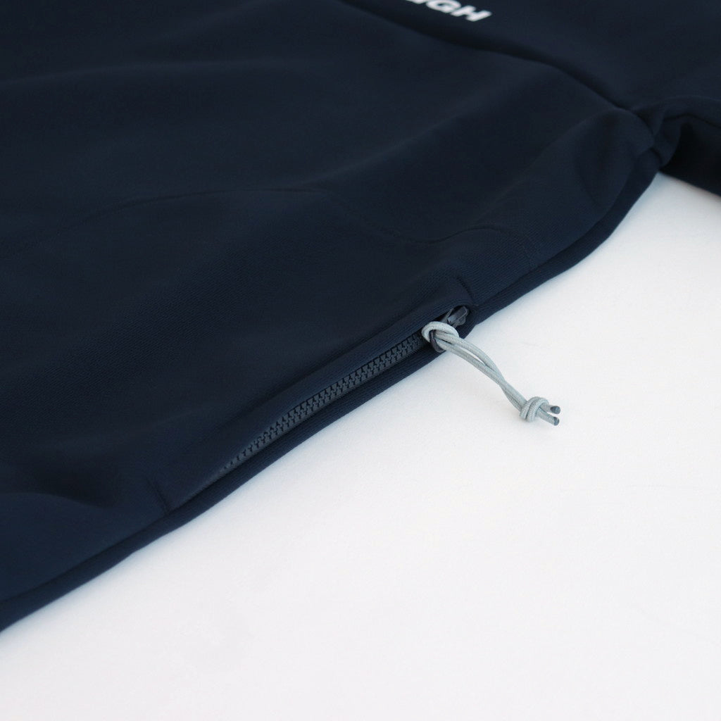 Ester fleece half zip pullover #NAVY [HM-T008-051]