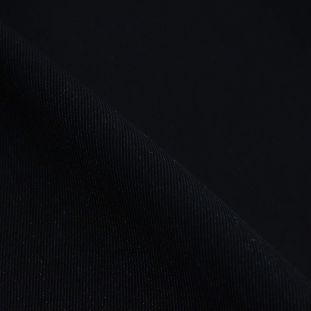 LIGHT WOOL MAX GABARDINE TWO-TUCK SLACKS #TOP BLACK [A24AP03MG]