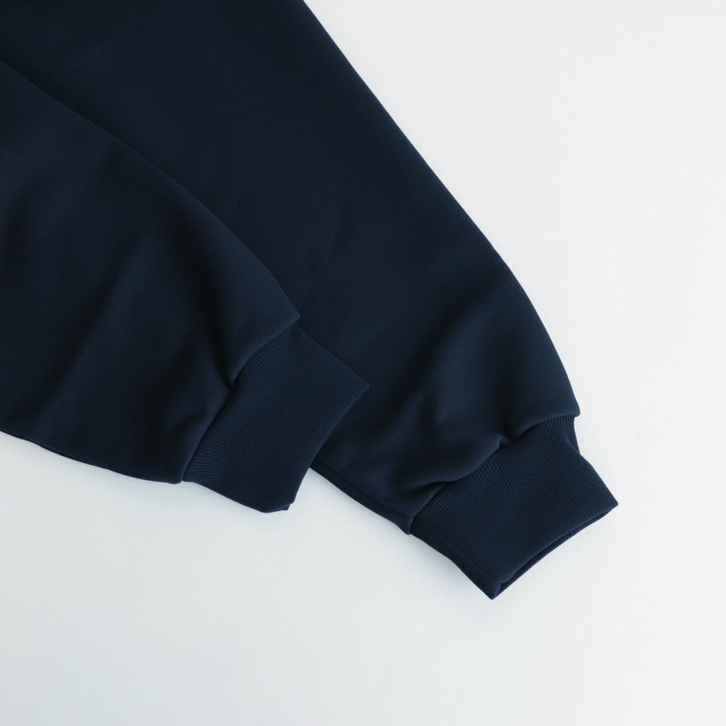 Ester fleece half zip pullover #NAVY [HM-T008-051]