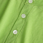 HARD TWIST COTTON GAUZE CARDIGAN #LIME GREEN [A24SC01RB]