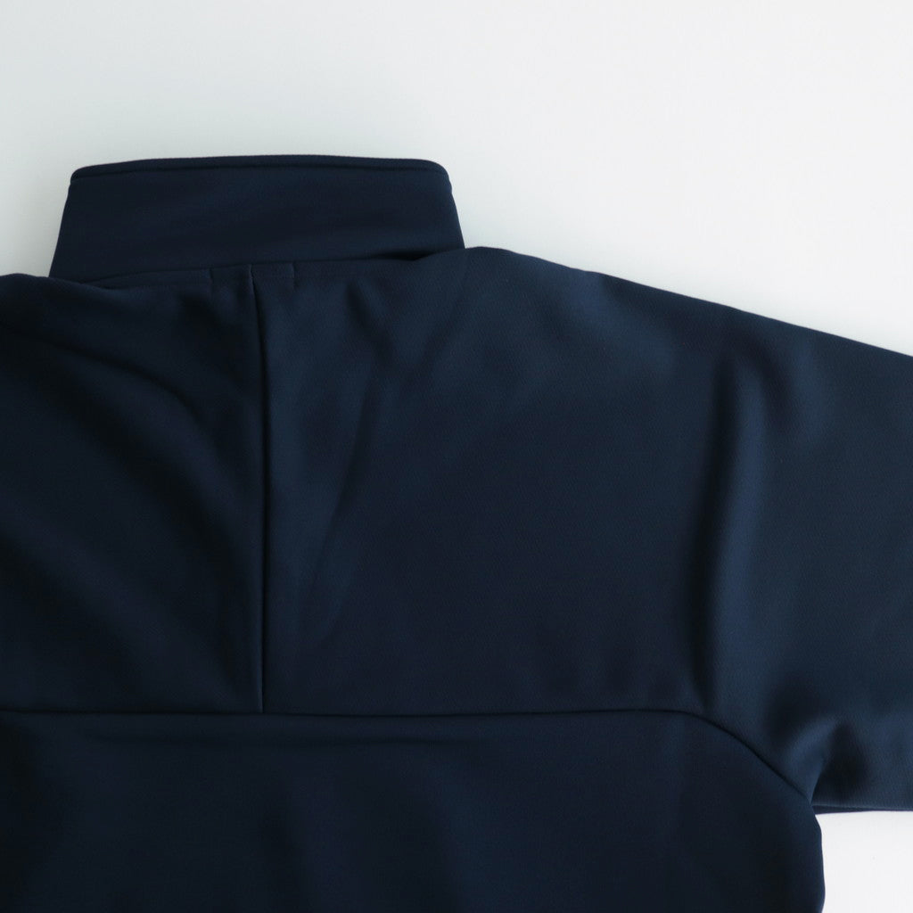 Ester fleece half zip pullover #NAVY [HM-T008-051]
