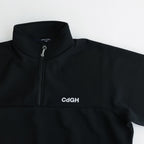 Ester fleece half zip pullover #BLACK [HM-T008-051]