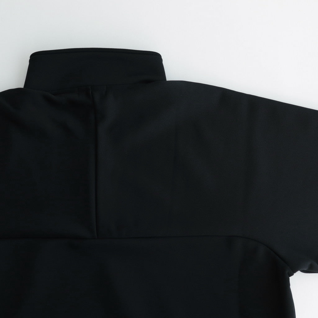 Ester fleece half zip pullover #BLACK [HM-T008-051]