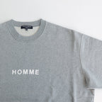 Cotton fleece crew neck sweatshirt #GRAY [HM-T104-051]