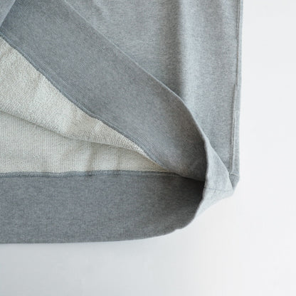 Cotton fleece crew neck sweatshirt #GRAY [HM-T104-051]