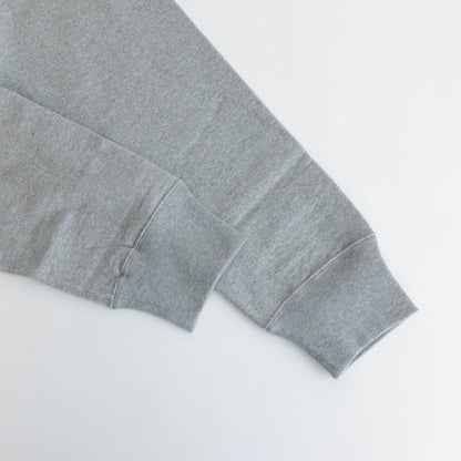 Cotton fleece crew neck sweatshirt #GRAY [HM-T104-051]