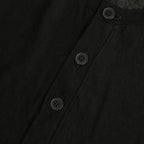 HARD TWIST COTTON GAUZE CARDIGAN #BLACK [A24SC01RB]