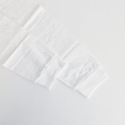 Cotton jersey product print L/ST shirt #WHITE [HM-T102-051]