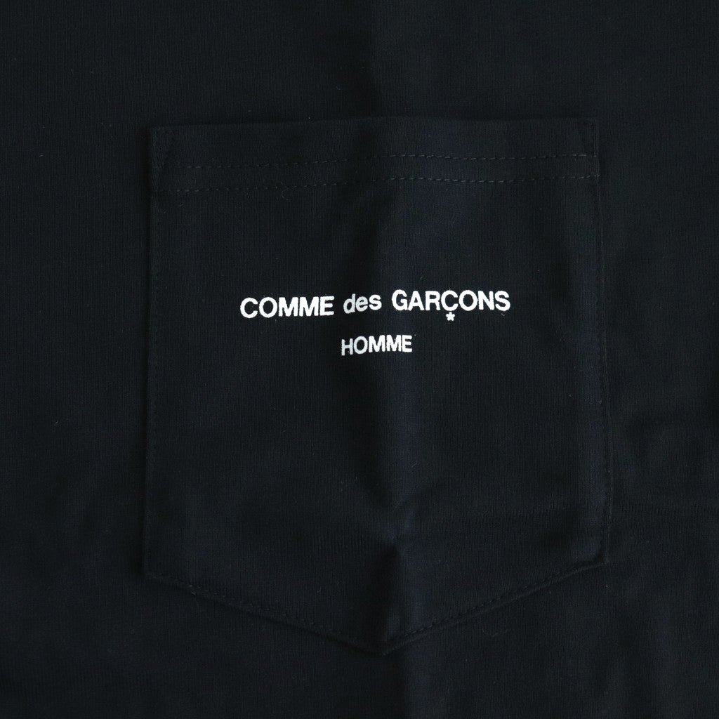 Cotton jersey product print L/ST shirt #BLACK [HM-T102-051]