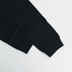 Cotton jersey product print L/ST shirt #BLACK [HM-T102-051]