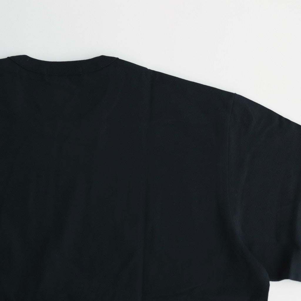 Cotton jersey product print L/ST shirt #BLACK [HM-T102-051]