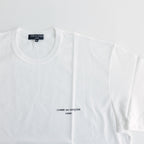 Cotton jersey product print S/ST shirt #WHITE [HM-T101-051]