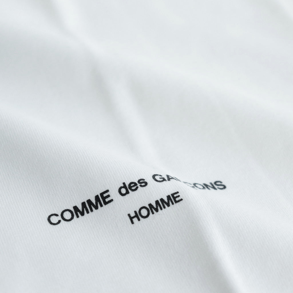 Cotton jersey product print S/ST shirt #WHITE [HM-T101-051]