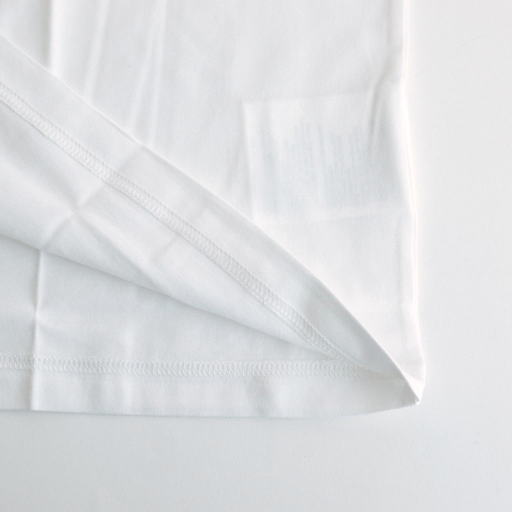 Cotton jersey product print S/ST shirt #WHITE [HM-T101-051]